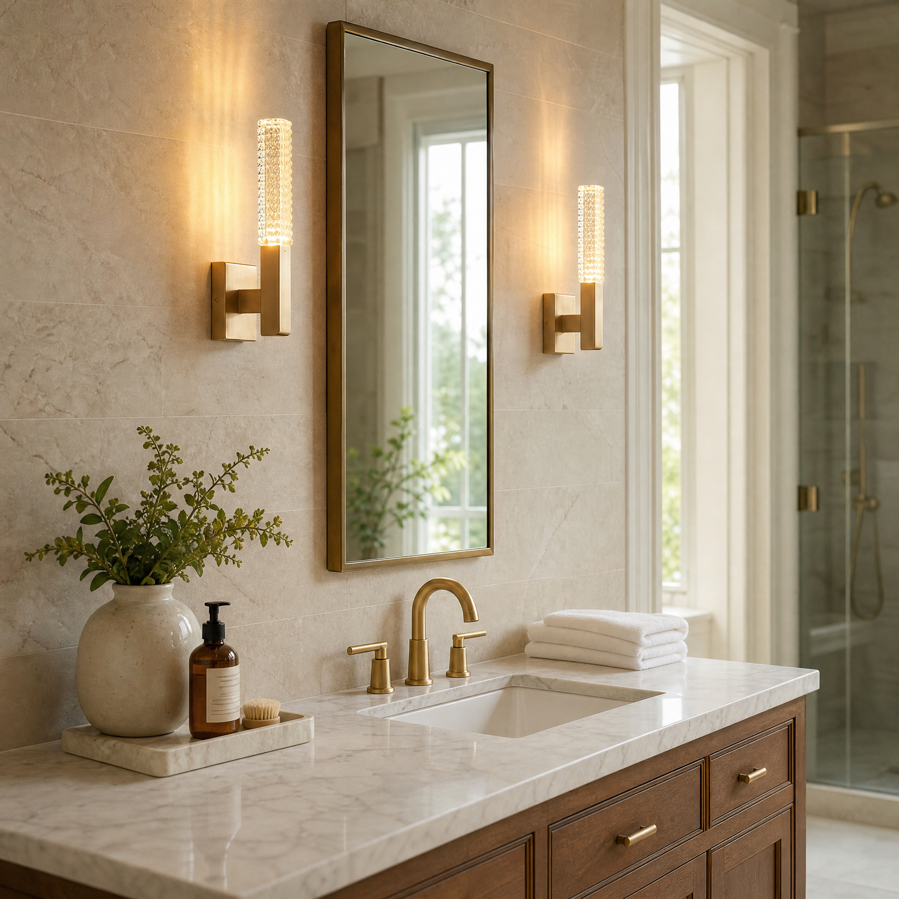 Yiosi Series Mini Glass Wall Sconce Style B