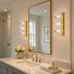 Yiosi Series Triple Glass Wall Sconce 16"