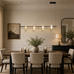 Yiosi Sloane Rock Crystal Linear Pendant Light 47"L