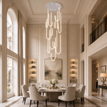 Yiosi Star Shine Cascading Glass Chandelier 39"