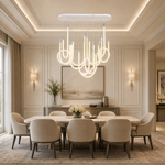 Yiosi Star Shine Cluster Glass Chandelier 47"