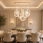 Yiosi Star Shine Cluster Glass Chandelier 47"