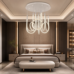 Yiosi Star Shine Glass Chandelier 31"