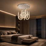 Yiosi Star Shine Glass Chandelier 31"