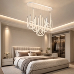 Yiosi Star Shine Glass Chandelier 47"