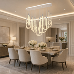 Yiosi Star Shine Glass Chandelier 63"