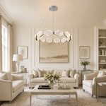 Yiosi Starlink Clear Glass Chandelier
