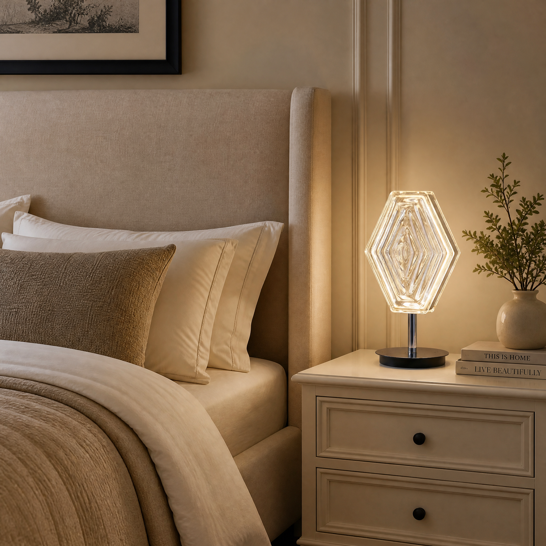Yiosi Starlink Mini Clear Glass Table Lamp