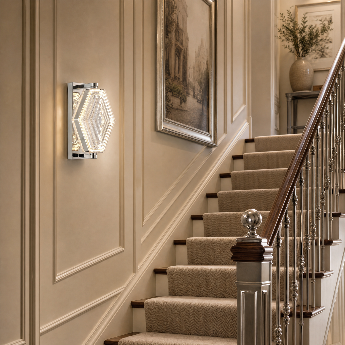 Yiosi Starlink Mini Clear Glass Wall Sconce