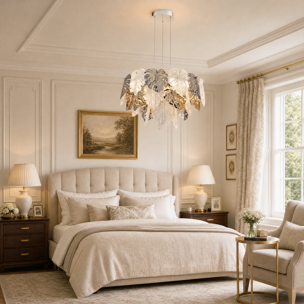 Yiosi Starry Night Crystal Chandelier 31" Style A