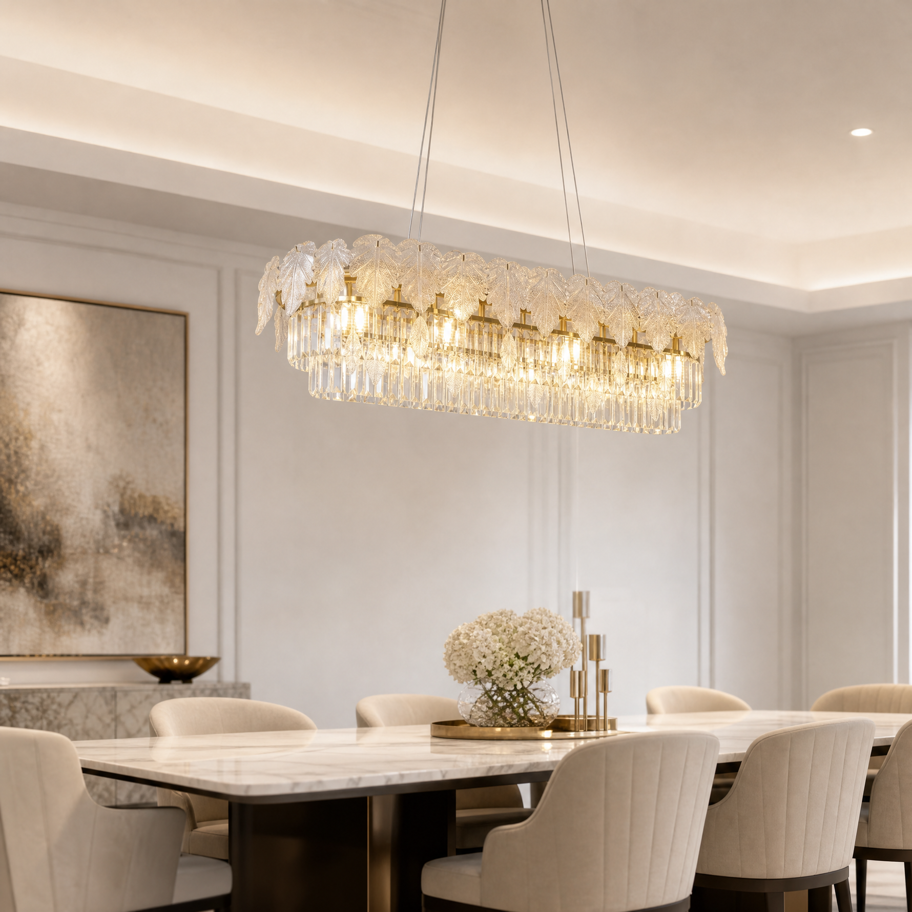 Yiosi Starry Night Crystal Chandelier 59"