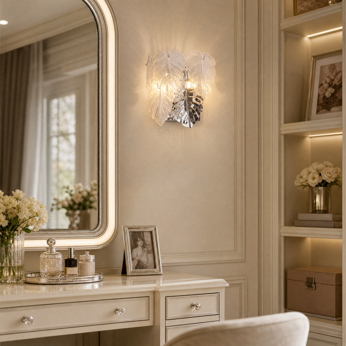 Yiosi Starry Night Crystal Wall Sconce 15"
