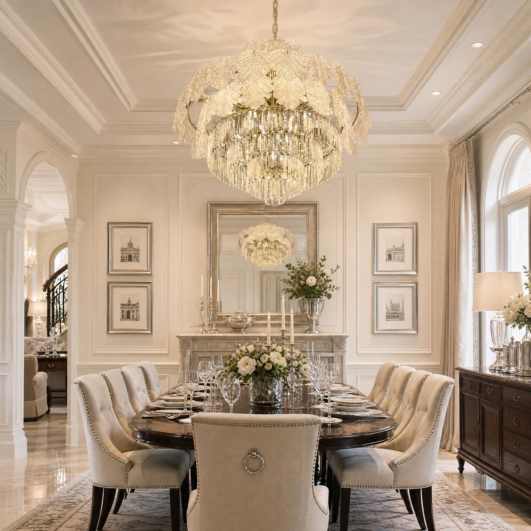 Yiosi Starry Night Nested Crystal Chandelier