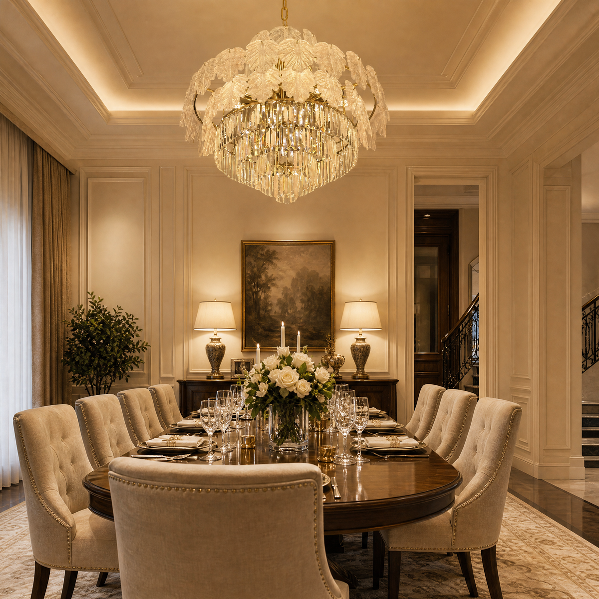 Yiosi Starry Night Nested Crystal Chandelier