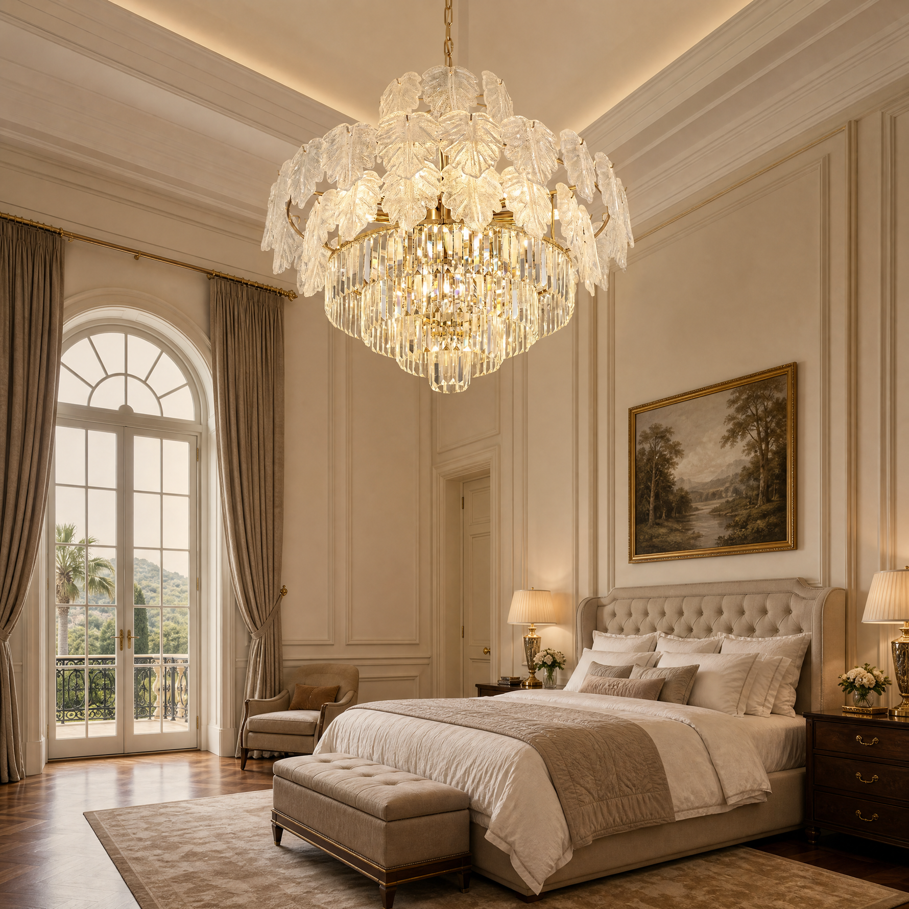 Yiosi Starry Night Nested Crystal Chandelier