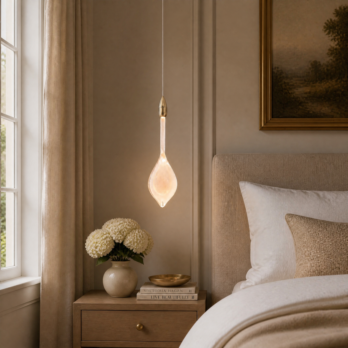 Yiosi Sunset Linear Cluster Glass Chandelier