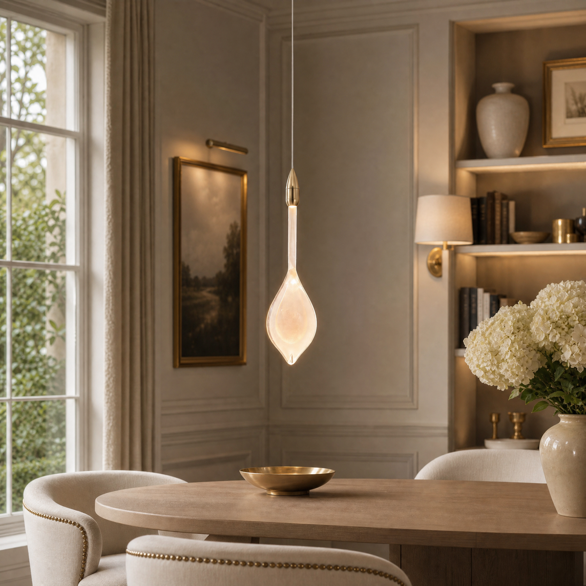 Yiosi Sunset Linear Cluster Glass Chandelier
