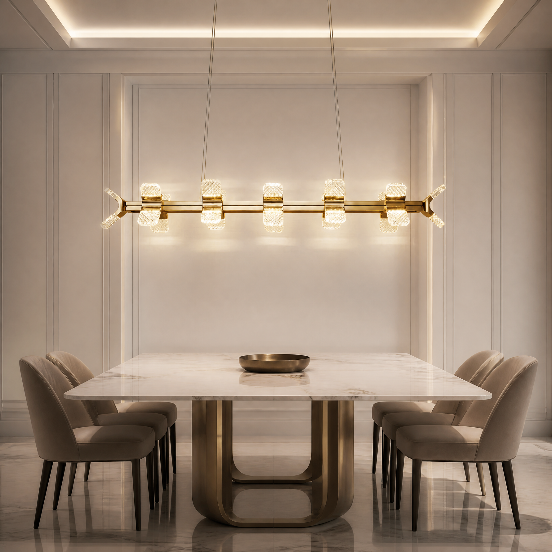 Yiosi Weaving Light Crystal Chandelier 59"