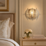 Yiosi White Birch Triple Glass Wall Sconce