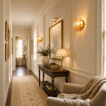 Yiosi White Birch Triple Glass Wall Sconce