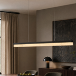 Yizi Cloud Stone Pendant Light 1500 - Matte Black