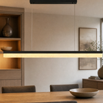 Yizi Cloud Stone Pendant Light 1500 - Matte Black