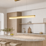 Yizi Marble Pendant Light for Dining Room 1800 - Copper Color