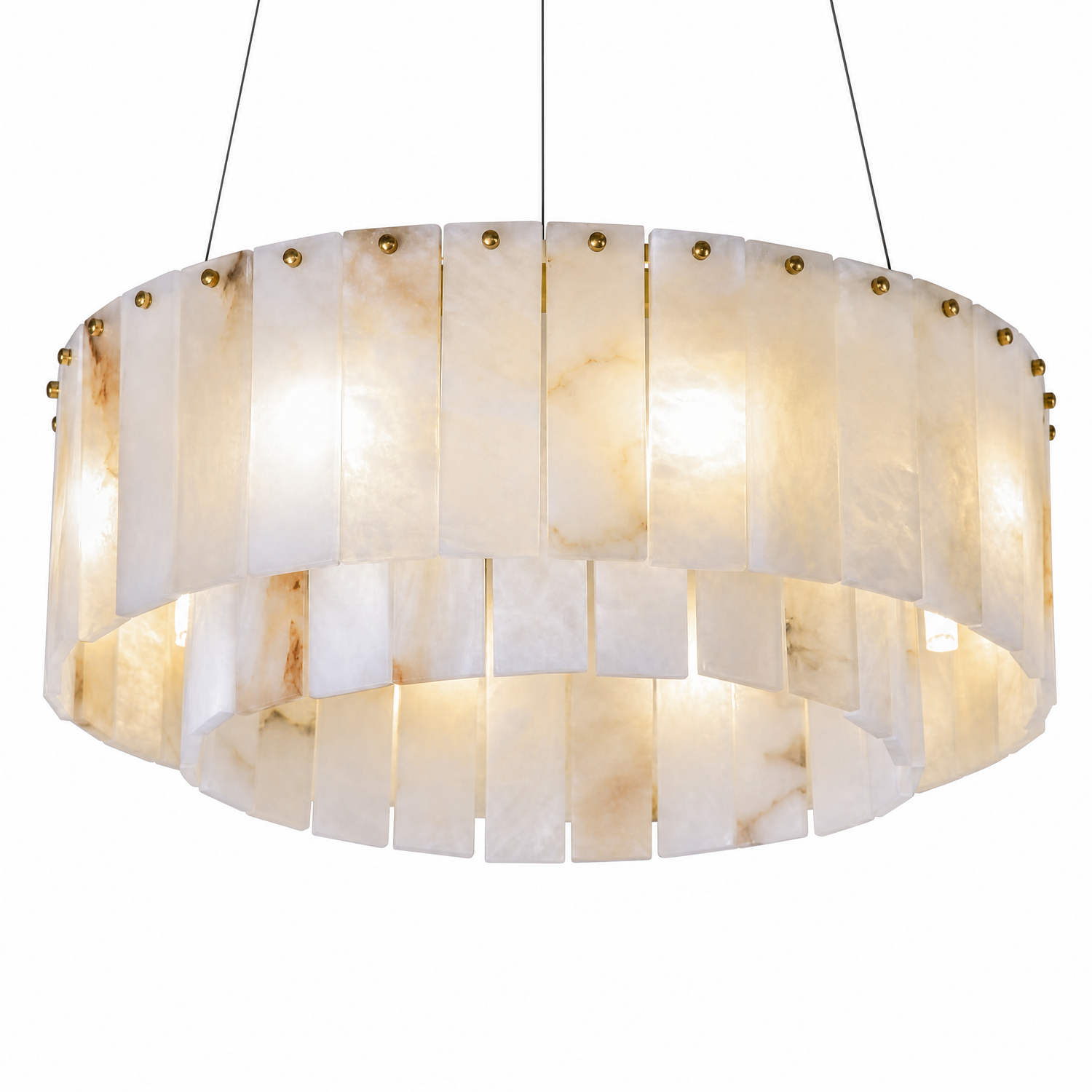 Double-layer Marble Slice chandelier-800-supplier Replacement