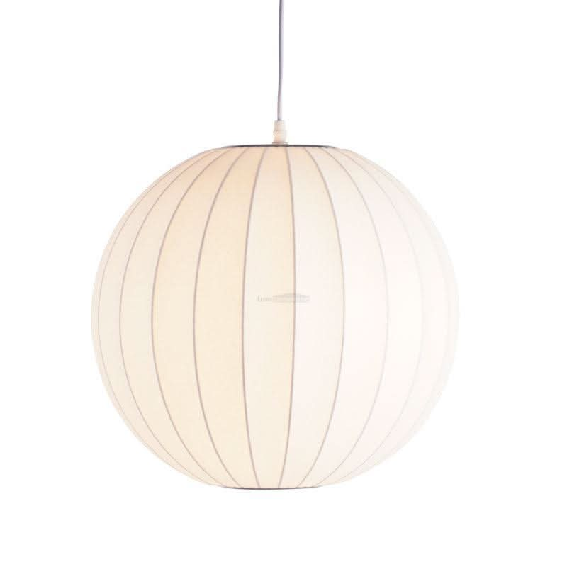 Bubble Pendant Light with Artificial Silk Lampshade - Yiosilamp