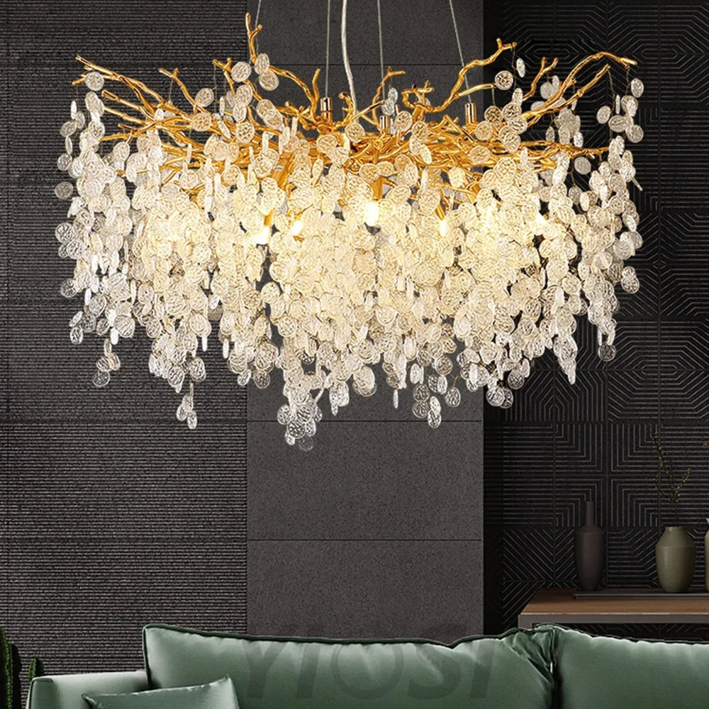 Aarley Modern Linear Branch Chandelier