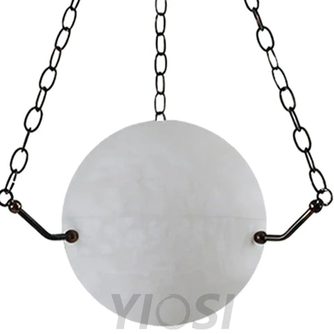 Aaron Alabaster Sphere Pendant Kitchen Island Suspension Lamp For Living Room Kitchen Bathrooms