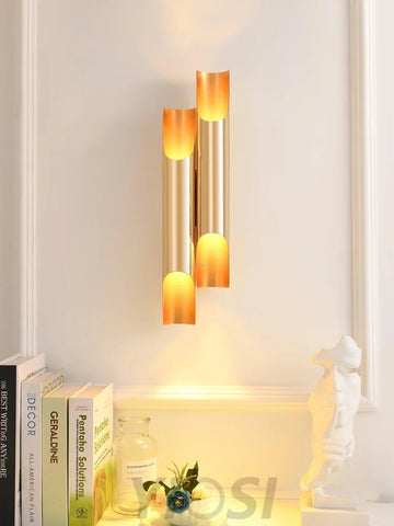 Abigali Straight Wall Sconce - Double-1-Yiosilamp