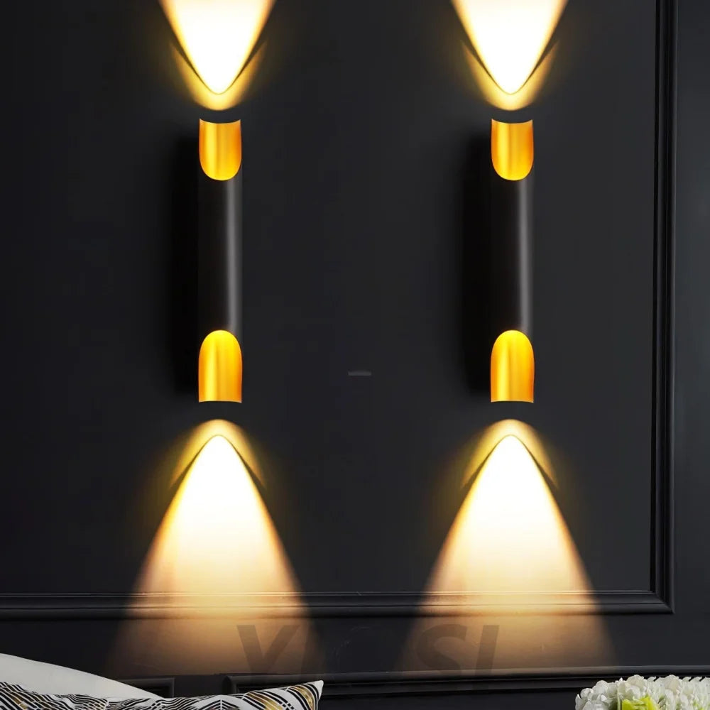 Abigali Straight Wall Sconce - Double-1-Yiosilamp