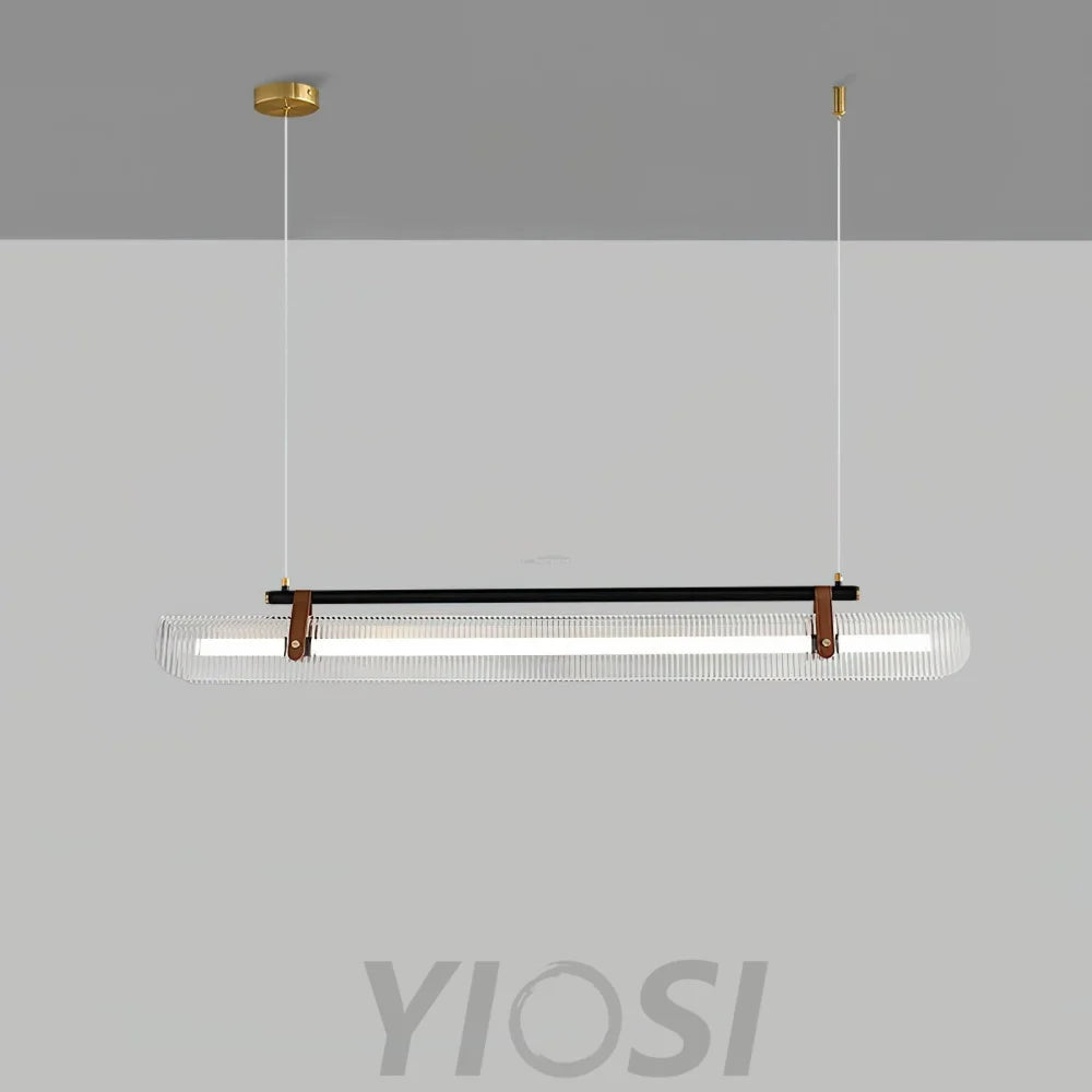 Acrylic Linear Type Chandelier, Dining table pendant light, Kitchen Island Lamp - Bar-1-Yiosilamp