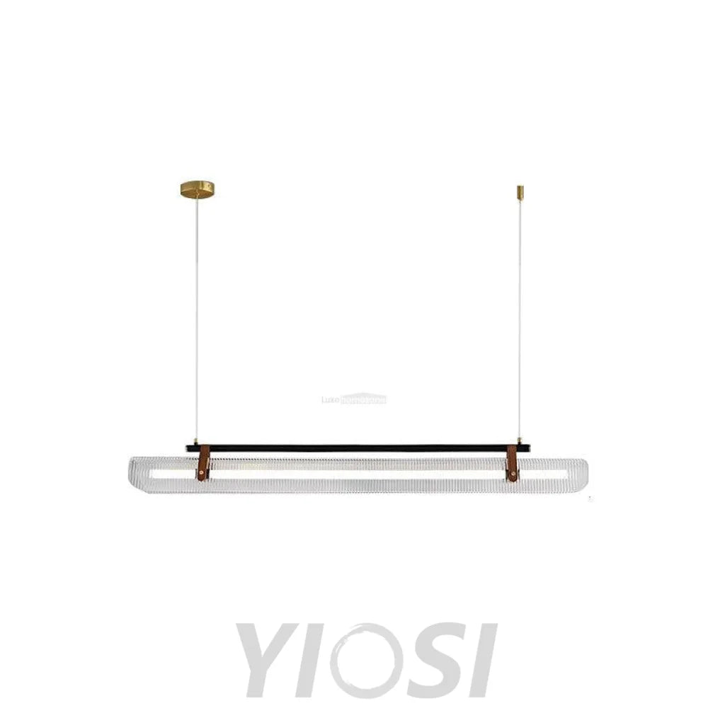 Acrylic Linear Type Chandelier, Dining table pendant light, Kitchen Island Lamp - Bar-1-Yiosilamp