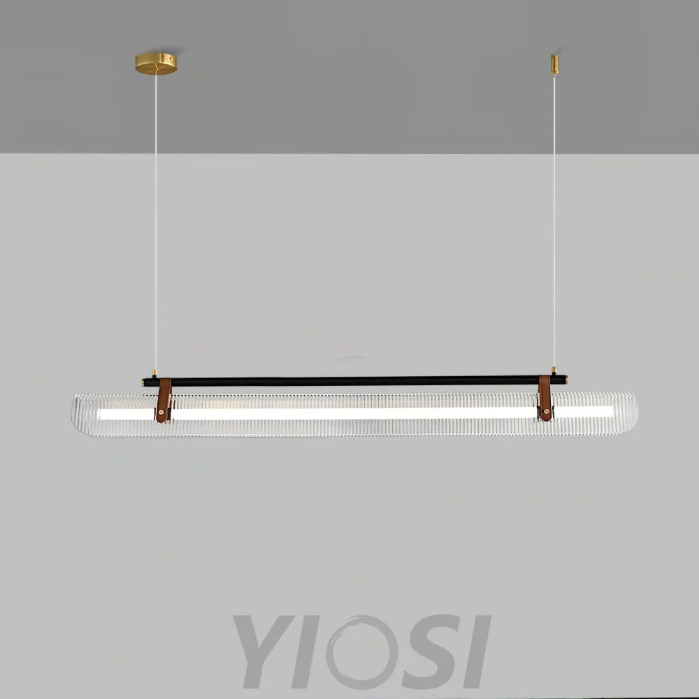 Acrylic Linear Type Chandelier, Dining table pendant light, Kitchen Island Lamp - Bar-1-Yiosilamp