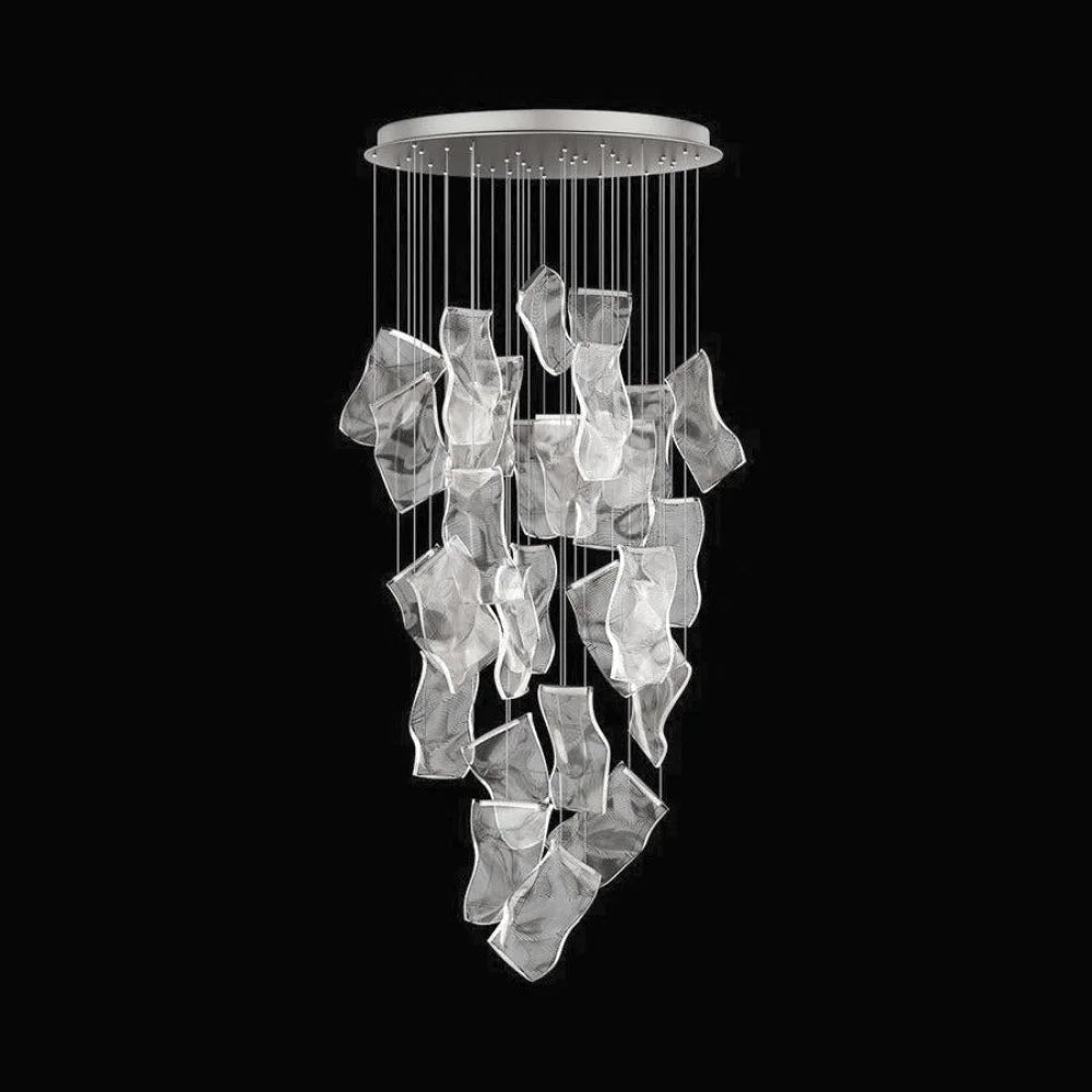 Acrylic Staircase Chandelier - Helia-1-Yiosilamp