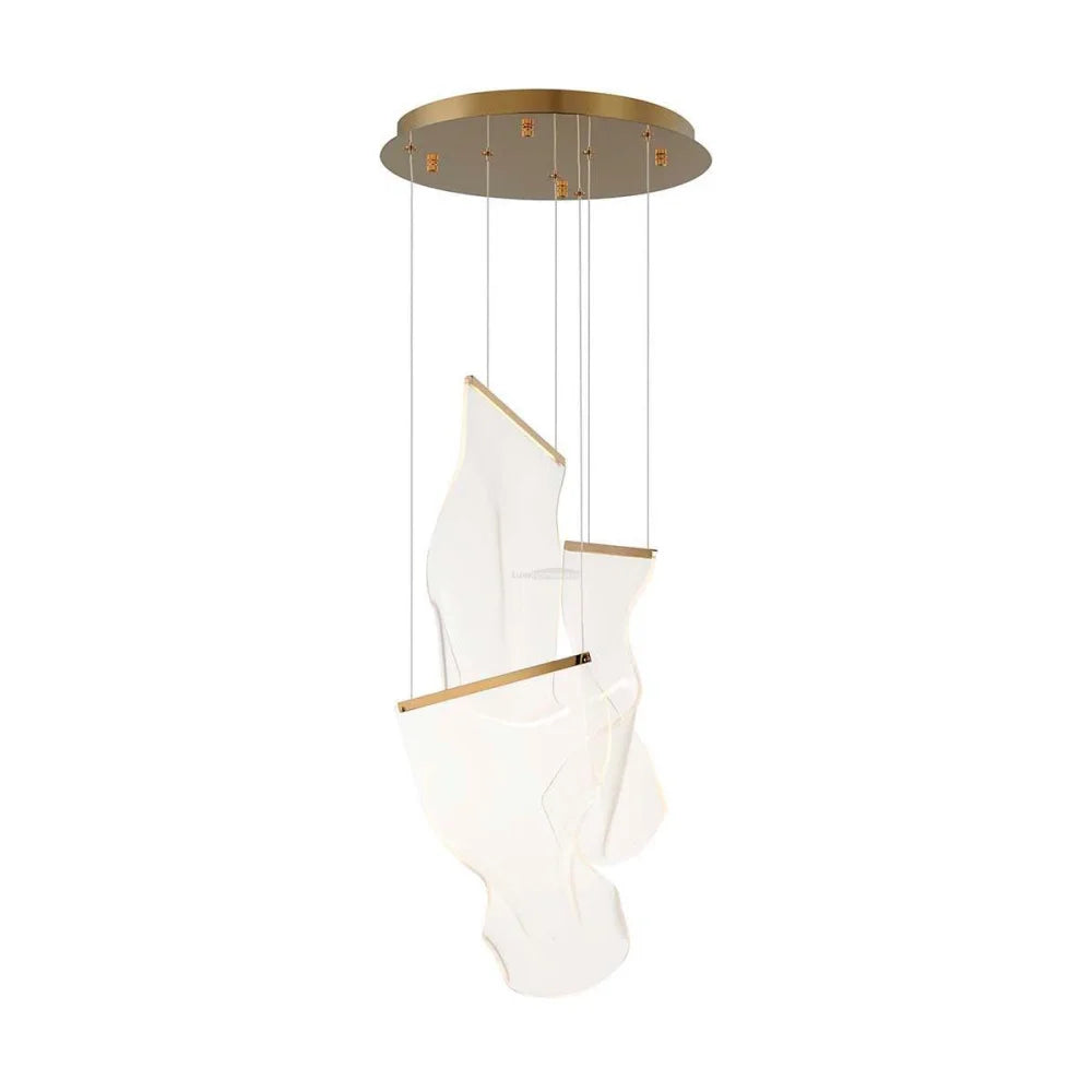 Acrylic Staircase Chandelier - Helia-1-Yiosilamp