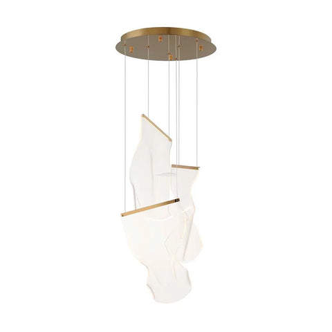 Acrylic Staircase Chandelier - Helia-1-Yiosilamp