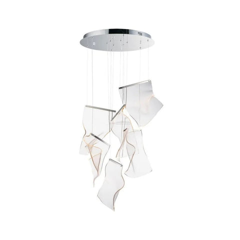 Acrylic Staircase Chandelier - Helia-1-Yiosilamp