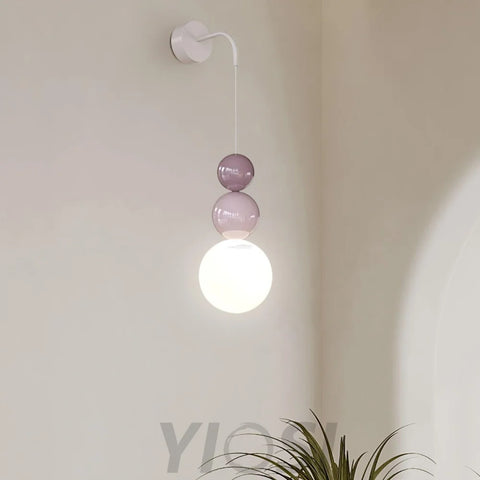 Acrylic Three Ball Wall Sconce - Cozy-1-Yiosilamp