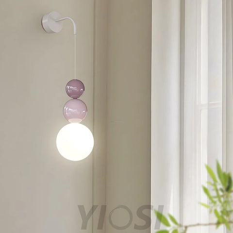 Acrylic Three Ball Wall Sconce - Cozy-1-Yiosilamp