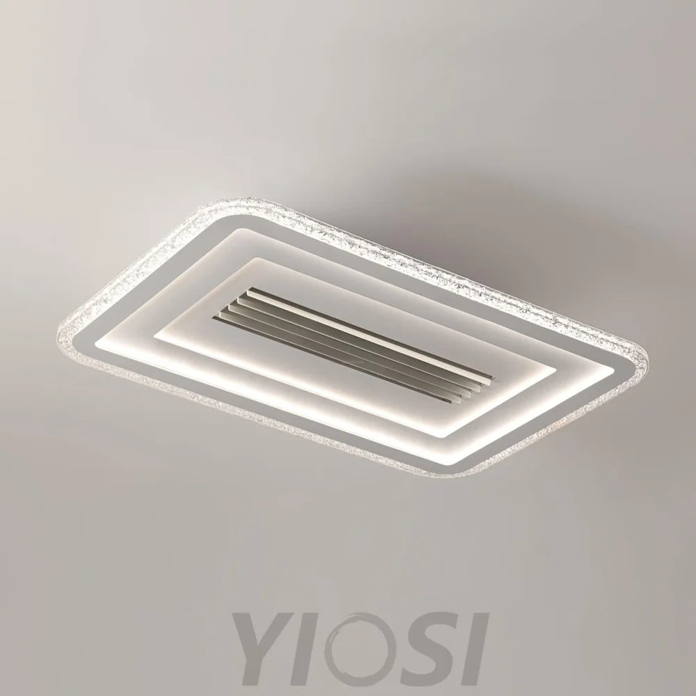 Acrylic Ultrathin Rectangle Ceiling Lamp L 38.6″ - Panel-1-Yiosilamp