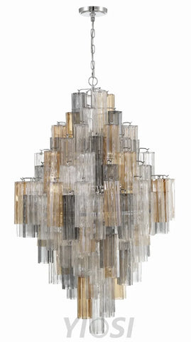 Addis Diamond Chandelier 49’’H Chandelier