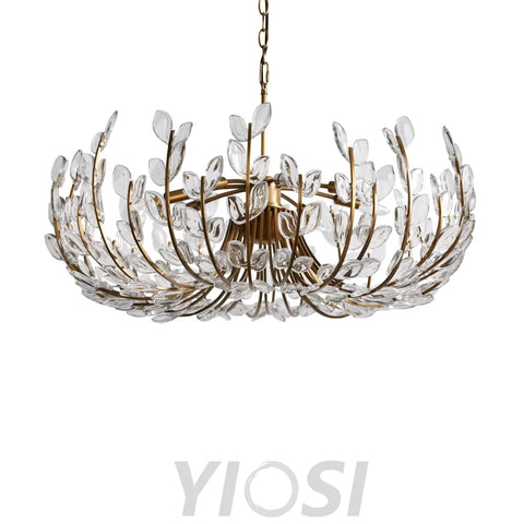 Adela 6 Light Chandelier 26" - 1016, All Products, bathroom, Bedroom, Chandelier, Dining & Kitchen, Entry/Foyer, Fanci, Hallway, Linear/Rectangular Chandelier, Living Room, round chandelier, Wall Sconces-1-Yiosilamp