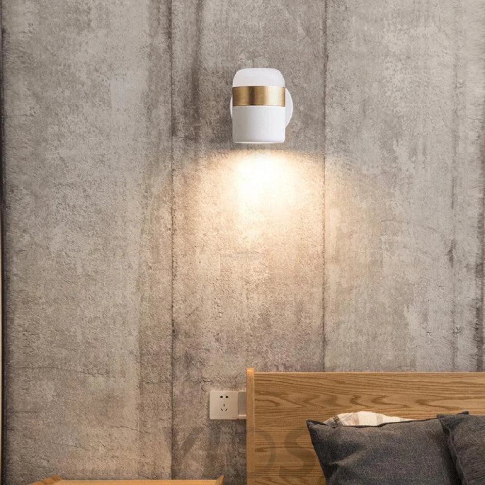 Adjustable Glass Wall Lamp ∅ 4.7″ - Yiosilamp