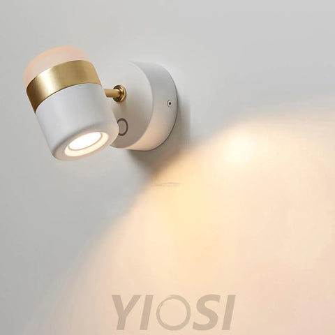 Adjustable Glass Wall Lamp ∅ 4.7″ - Yiosilamp