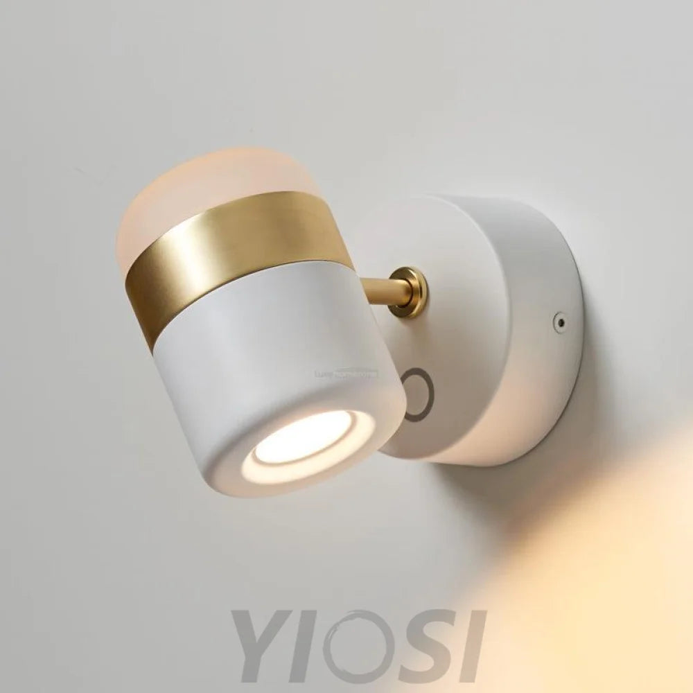 Adjustable Glass Wall Lamp ∅ 4.7″ - Yiosilamp