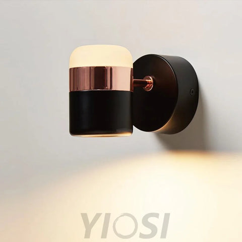 Adjustable Glass Wall Lamp ∅ 4.7″ - Yiosilamp