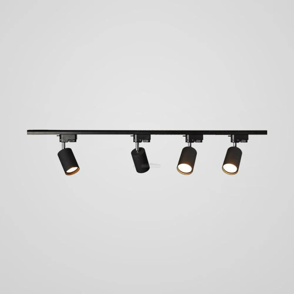 Adjustable Spotlight Track Ceiling Light with 3/4/5 heads - Industaarial-1-Yiosilamp